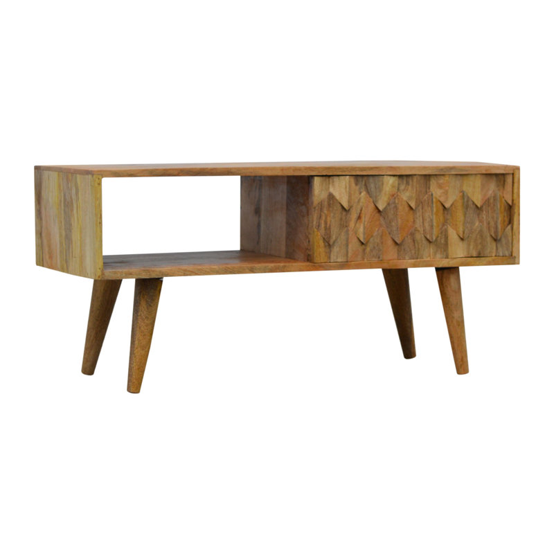 Crédence de rangement en bois massif l 34,65 po Cevion