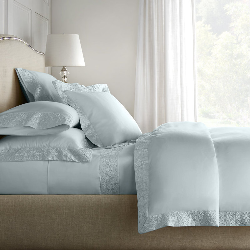 Ariane Duvet Cover Set, Queen Duvet Cover + 2 Standard Sham, Spa