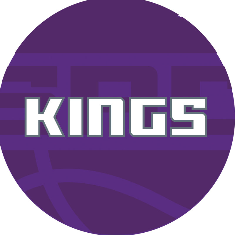 Tabouret de bar rotatif NBA Fade, Kings de Sacramento, Chrome