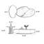 Ensemble de tables basses simples et modernes