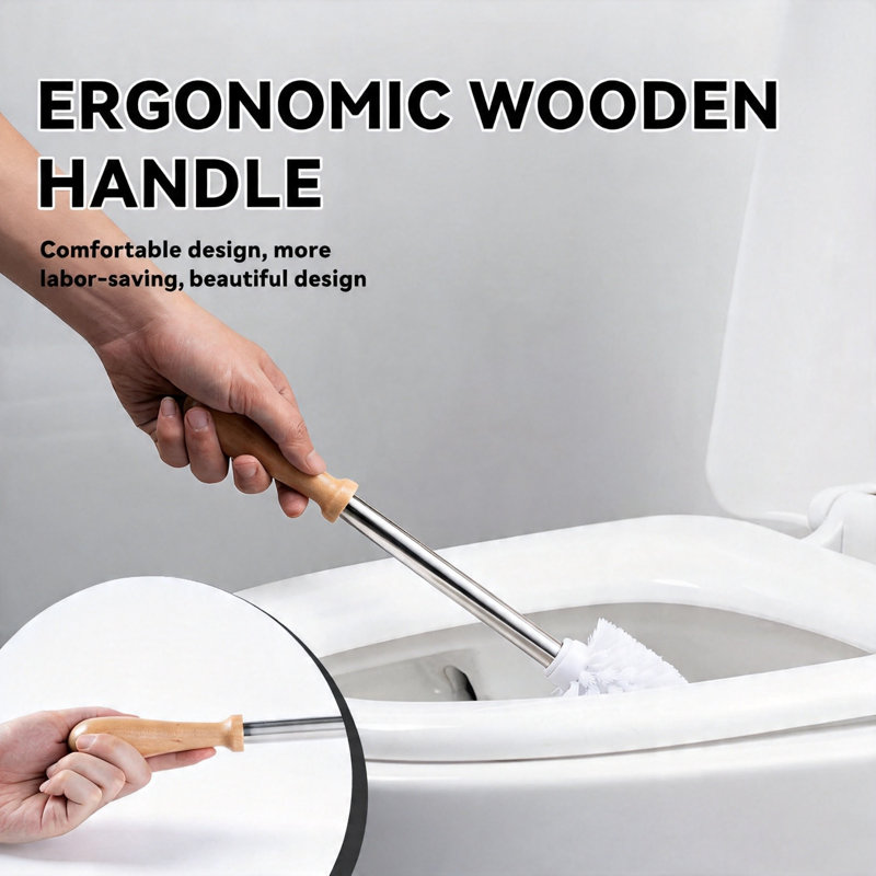 Ensemble de porte-brosse en céramique et support, 1 (argent)