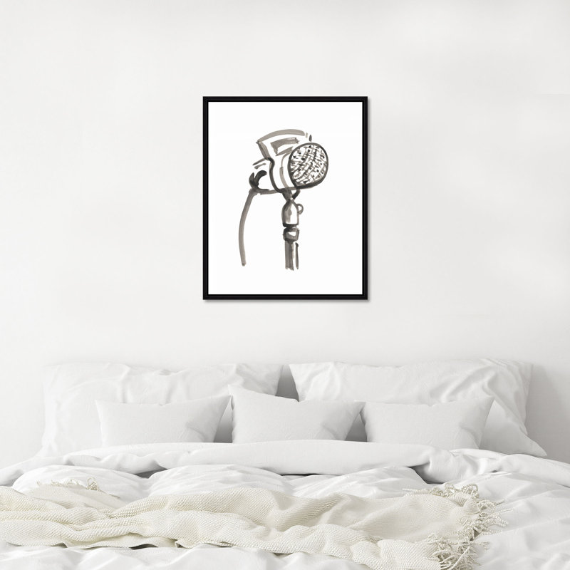 Peinture sur toile Floater, H 46,75 po x l 37,75 po, Image au pinceau gel