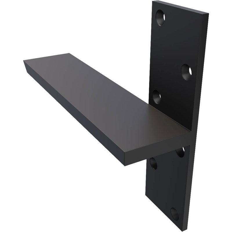 Fixation murale flottante en acier robuste, H 10 po x l 8 po x P 2,5 po