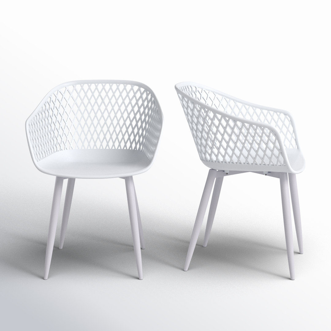 Newark Patio Dining Armchair (Set of 2) AllModern 