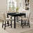 Gordillo 4 - Person Solid Wood Solid Wood Top Four Leg Dining Set-570109433