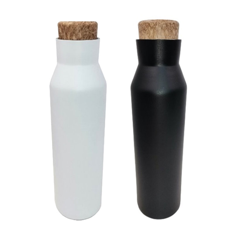 Best Friends 20 oz. Bouteille d'eau en acier inoxydable à double paroi, Blanc