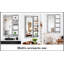 Armoire à pharmacie murale avec miroir, tablettes réglables et cadre en aluminium durable pour les solutions de rangement modernes-134680682
