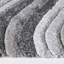 Tapis gris abstrait en polyester tissé à la machine Parmele-545805000