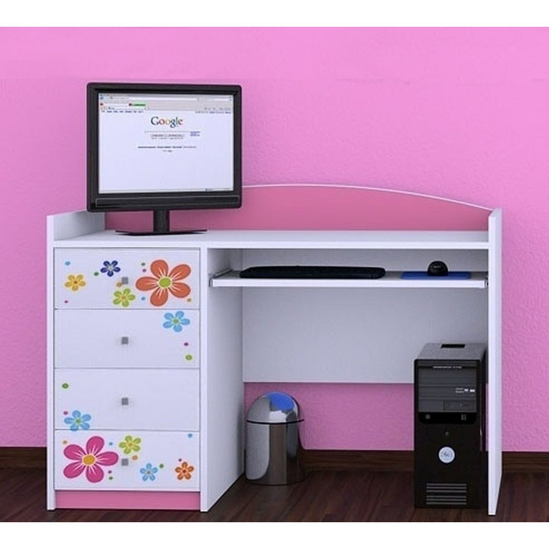 Radley 125cm Computer Desk, Pink