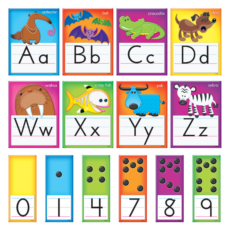 Babillard Awesome Animals Alphabet Card