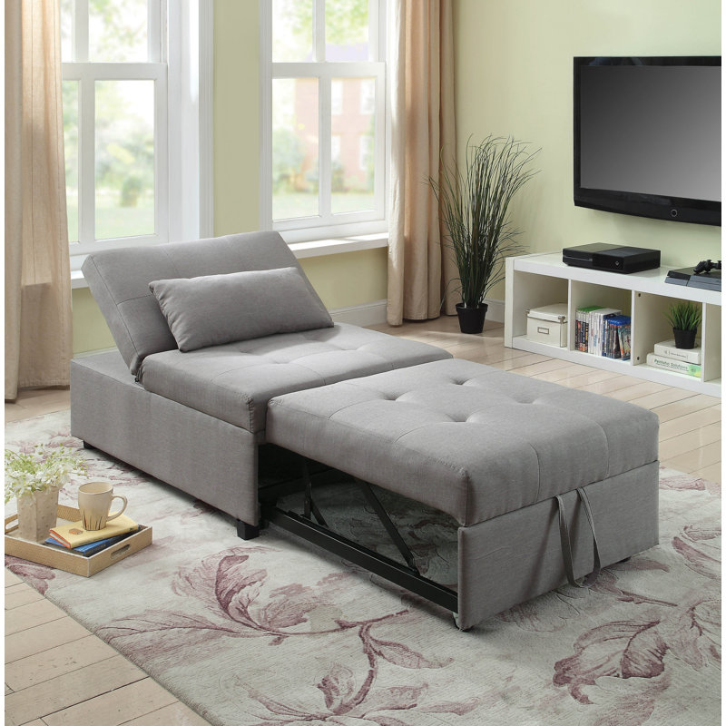 Repose-pieds capitonné standard l 43,5 po Mcroberts, Gris