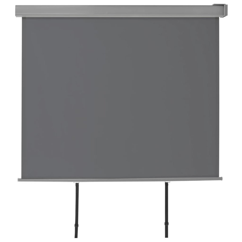 59.1'' W x 60'' D Polyester Cover Retractable Patio Awning, Gray
