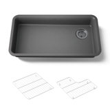 Cairn 33 In. X 18-5/16 In. X 5-11/16 In. Undermount Single-Bowl Kitchen Sink