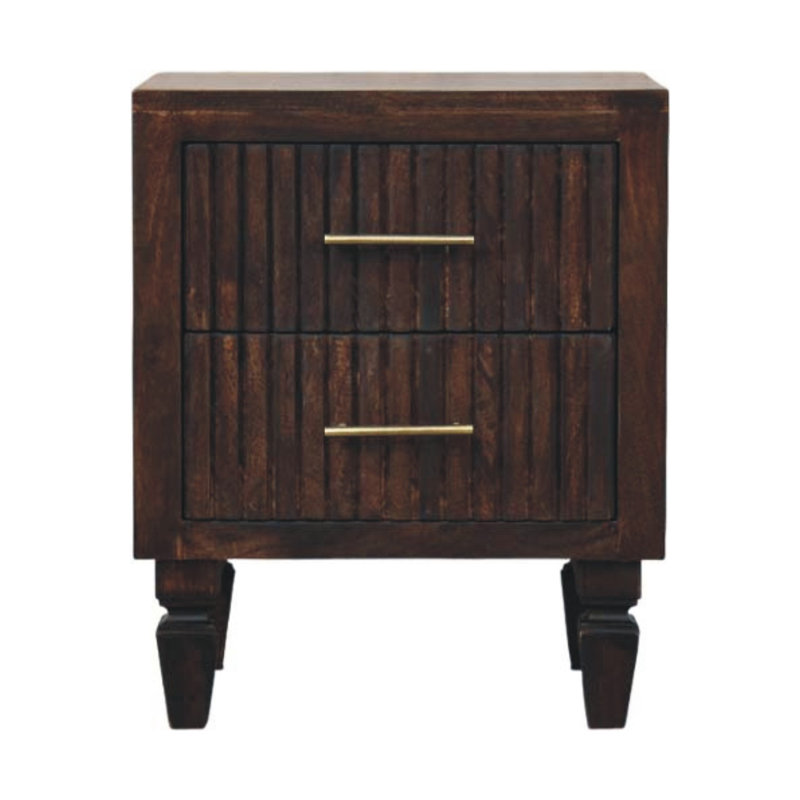 45cm W Solid Wood Bedside Table