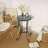 Patio Side Table With Shelf