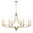 Preserve 8-Light Chandelier in Warm Brass-523781807