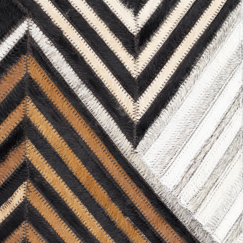 Coleridge Reversible Throw Pillow, Black/Brown Chevron, Pillow Cover Only - No Insert