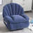 Wide Modern Style Accent Swivel And Rocker Recliner Chair-670688167-648765892