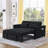 Convertible  Sleeper Sofa with Adjustable Backrest-147576796