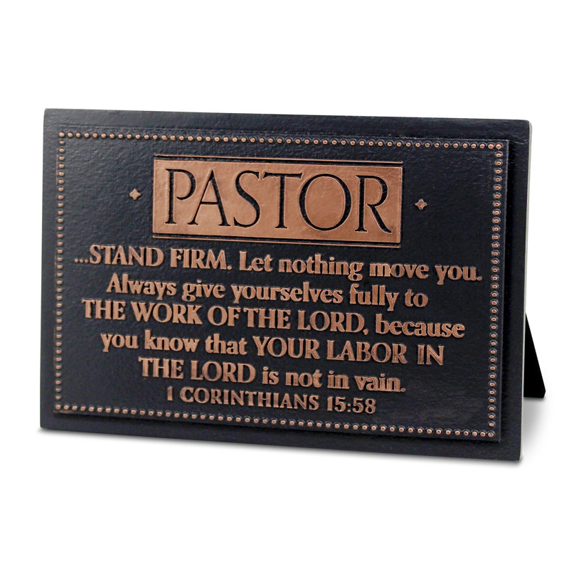 Support pour plaque en cuivre ferme pasteur