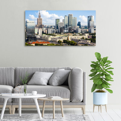 Warsaw Poland - No Frame Print on Canvas