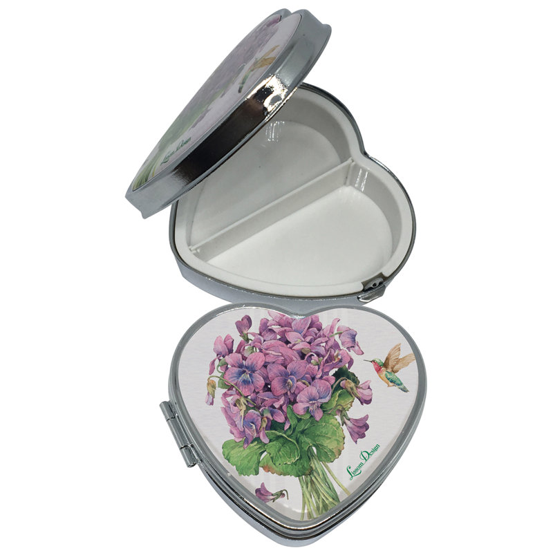 Boîte à pilules Sweet Violets