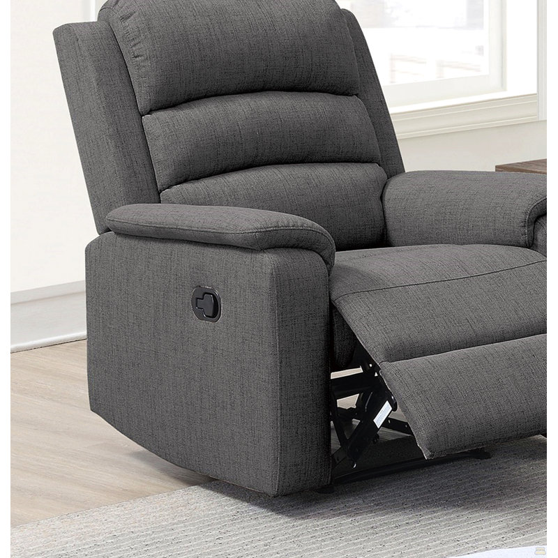 Fauteuil inclinable en tissu Burlap