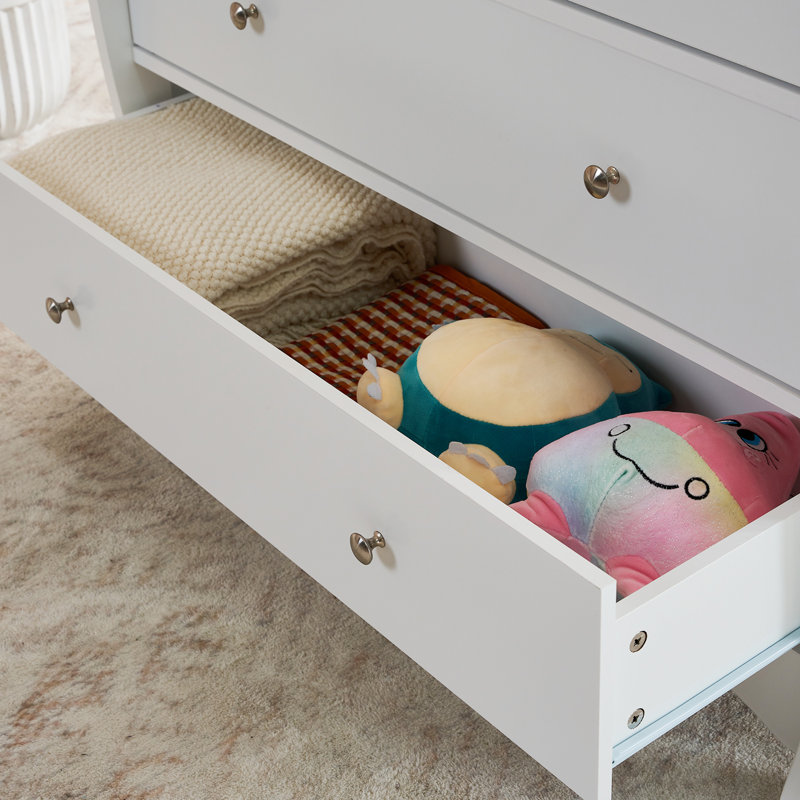 Eli Changing Table Dresser, White