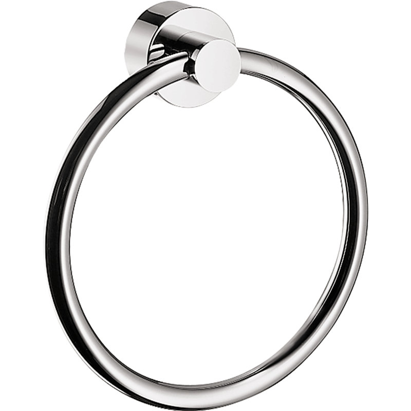 AXOR Uno Wall Mounted Towel Ring, Chrome
