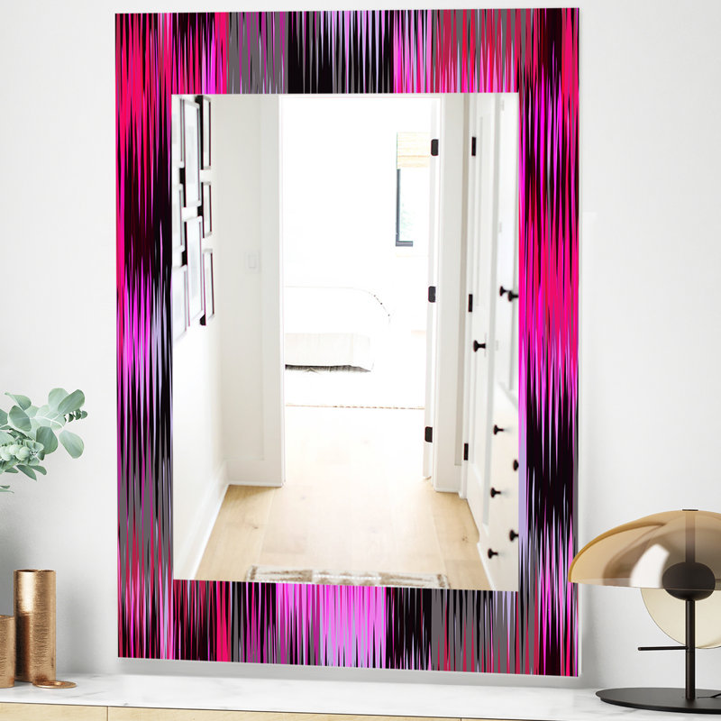 Miroir mural Ikat, H 24 po x l 32 po