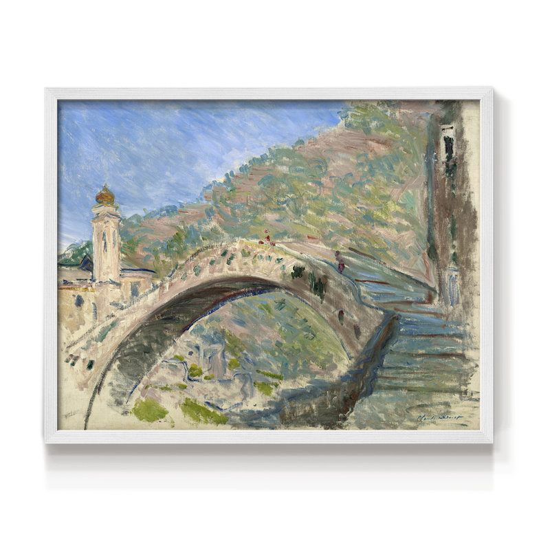 Paysages rétro-Lxxxi-impression encadrée - réversible, H 16 po x l 20 po, Blanc