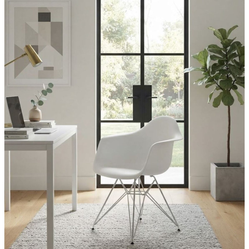 Fauteuil seau Marseille, Blanc