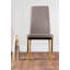 Eubanks 120Cm Gold Round Dining Table And 6 Grey Gold Leg Chairs-1569020881