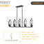 Luminaire chandelier 5 lumières (ampoule non incluse)-122879251