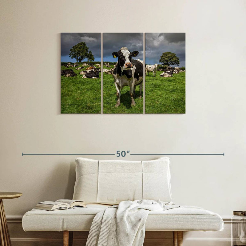 Brampt Holstein Cow, 24" H x 38" W
