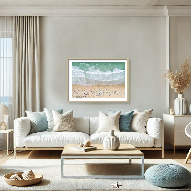 Summer Beach Print by Kathrin Pienaar, 16" H x 24" W x 1.5" D, Wrapped Canvas, Does Not Apply