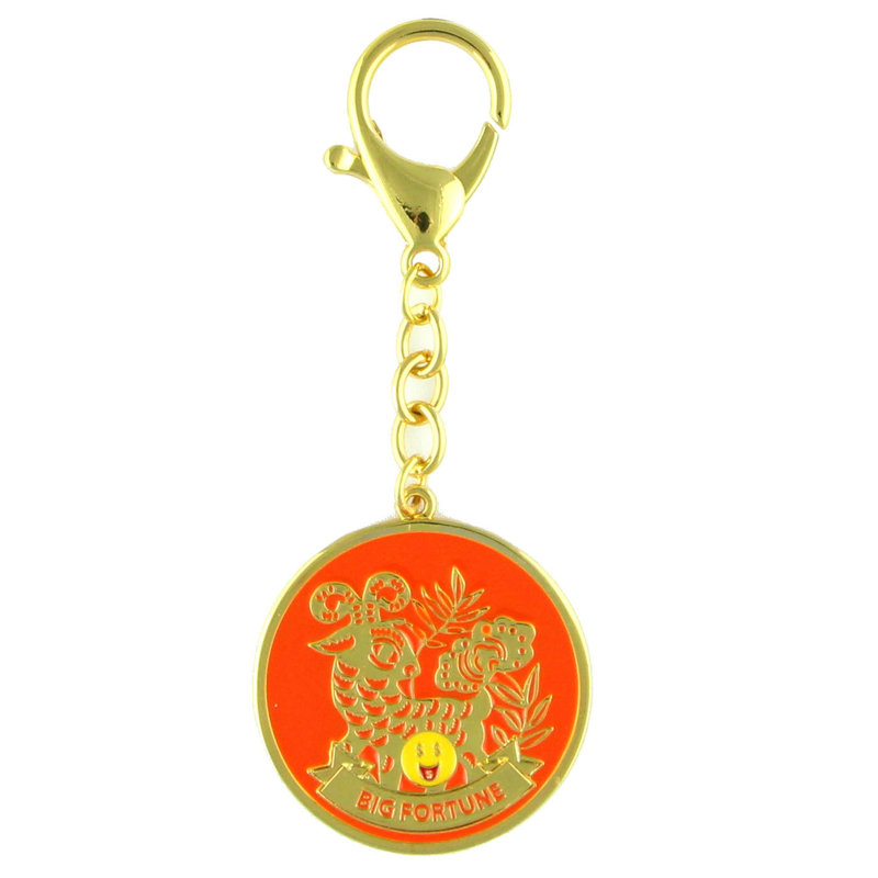 Porte-clé amulette en guise de mouton