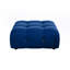 Repose-pieds carré standard en velours Jesse-812996241