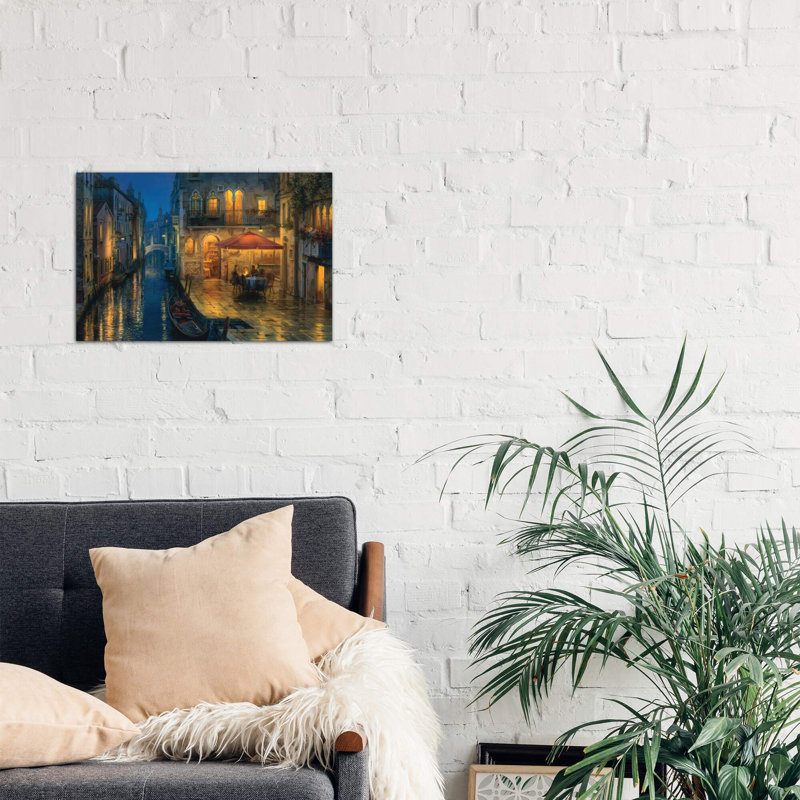 Our Secret Meeting Place by Evgeny Lushpin - Wrapped Canvas Painting, 66.04 cm H x 45.72 cm W x 1.91 cm D
