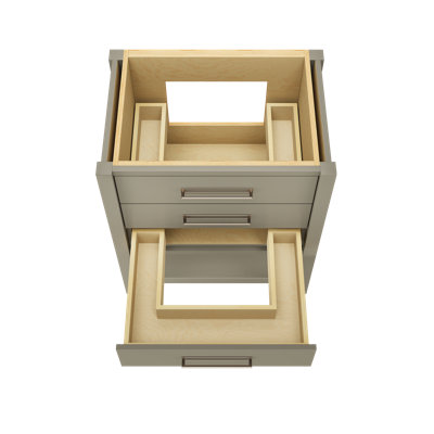 Kiawah Three-Drawer Single Bath Vanity