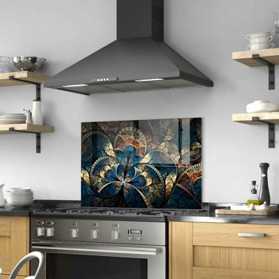 Elegant Decorative Tempered Glass Painting, 19.7 x 27.6 Inches | 100% Tempered Glass, Thickness: 0.16 Inches | Perfect for Home Decor, Living Room, and Office | Stunning Art Piece with Modern Aesthetic