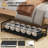 Under Bed Storage With Wheels, 54L XXL Larger Under Bed Storage Containers With Clear Lids, 36'' Lengthen Under Bed Shoe Organizer