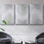 Snowdrift I - Ensemble de 3 reproductions sur toile-97706237-97706238