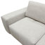Canapé modulaire d'angle 5 places avec dossiers réglables en tissu brun clair Jazz
