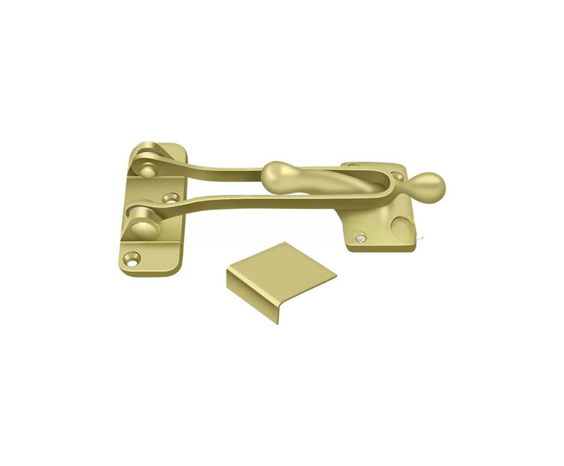 Barrière de porte 5 po Deltana DG525U3; finition laiton brillant, Laiton poli