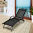Cleto Outdoor Steel Single chaise