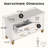 White 6-Drawer Double Dresser-757024569