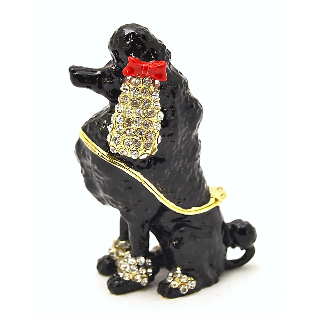 Poodle Metal Decorative Box Ciel Collectables