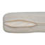 Ensemble de conversation 4 pièces avec coussins, ensemble de conversation d'extérieur en bois d'acacia, naturel et beige