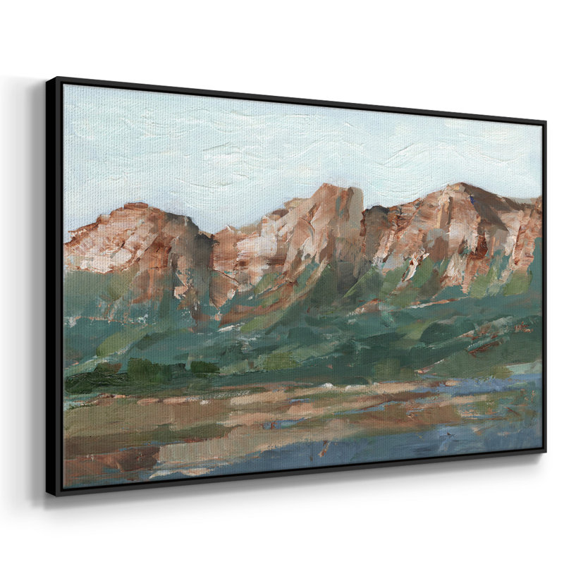 «Heading West I», reproduction sur toile, Noir, H 27 po x l 41 po x P 2 po